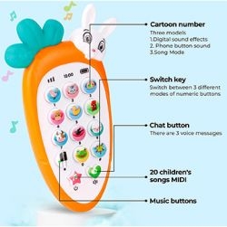 Rabbit Funny Smart Phone (Orange)