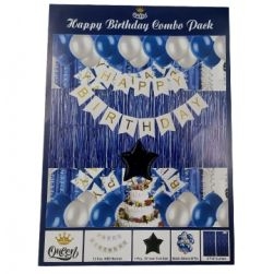 Small size Happy birthday combo pack (Blue)