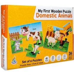 My First Wooden Puzzle Domestic Animal