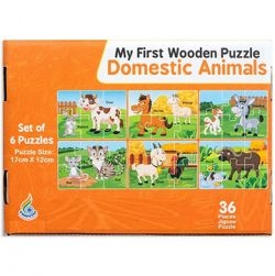 My First Wooden Puzzle Domestic Animal