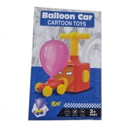 Ballon car cartoon (Red)