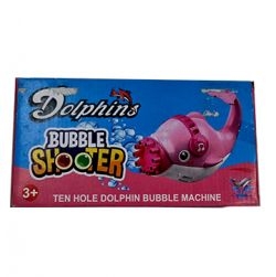 Dolphin Bubble Machine Gun Toys (Blue)