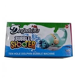 Dolphin Bubble Machine Gun Toys (Blue)