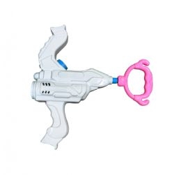 2 in 1 Bubble & water shoot Gun Bow & Arrow Toy (Pink)