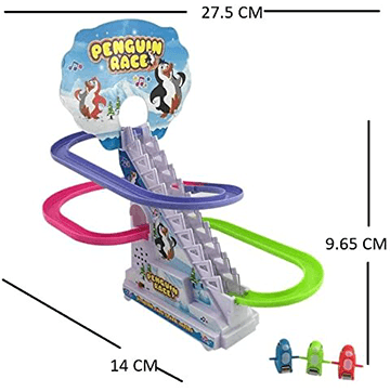 Penguin Race Track Penguin Toy Slide Track