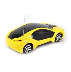 3D Famous car remote control (Yellow)