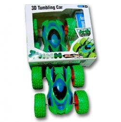 3D Tumbling Car Toy Fun Car (Green)