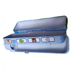 Frozen Rail Engine Freezing Angel Printed Metal Pencil Box