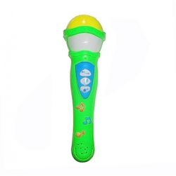 Musical Microphone Singing Mic Toy (Green)