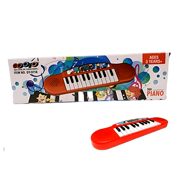 Piano Portable Keyboard Musical (Orange)