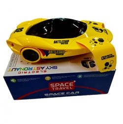 Space Travel Car with 3D Light and Sound for Kids - 360 Degree Rotating Musical Car Toy