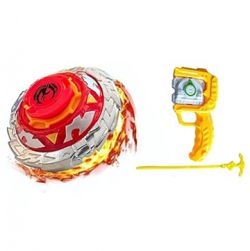 Beyblade Battling Top Launcher Burst Grip Toy Blade Set Gyro Blades (Yellow)