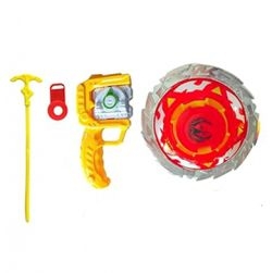 Beyblade Battling Top Launcher Burst Grip Toy Blade Set Gyro Blades (Yellow)