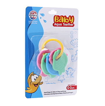 Aqua Baby Teether Fish Shaped ( Multicolor)