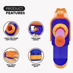 Manual Soft Bullet Gun Toy