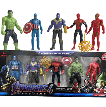 Avenger 4 Action Figures Set of 5