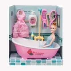 Baby Bath Doll Set