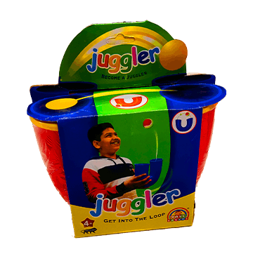 Juggler Ball Game Juggler Skill Toys Set (Red)