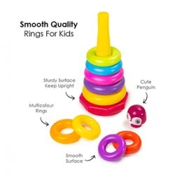 Penguin Stacking Ring Jumbo infant Stacking Ring Toys