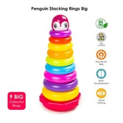 Penguin Stacking Ring Jumbo infant Stacking Ring Toys