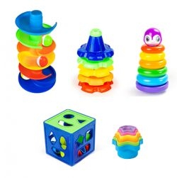 Tiny Tots 5in1 Gift Toy Set (Multicolor)