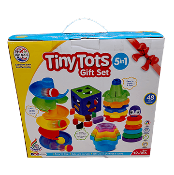 Tiny Tots 5in1 Gift Toy Set (Multicolor)