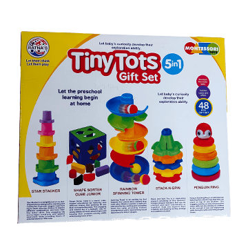 Tiny Tots 5in1 Gift Toy Set (Multicolor)