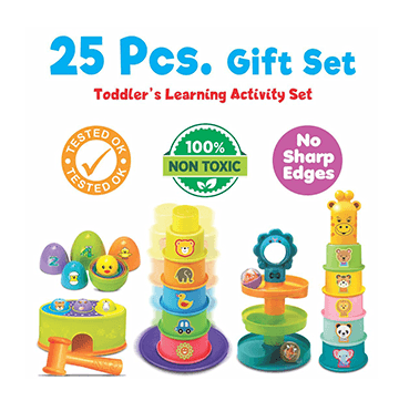 Play N Grow - A 5-in-1 Toddlers Learning Activity Gift Set