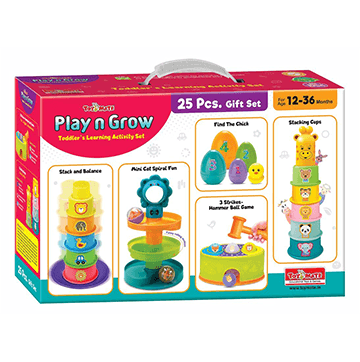 Play N Grow - A 5-in-1 Toddlers Learning Activity Gift Set