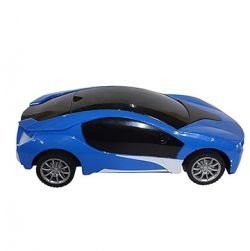 3D Famous Car Blue