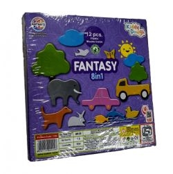 Ratna's Fantasy Dough Clay 8in1 - Multicolor Clay Set