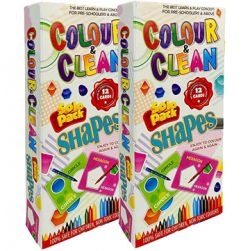 Colour & Clean Shape Cards