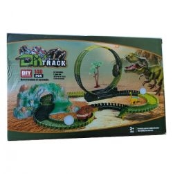 Toys DIY Electric Dinosaur Track Set