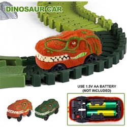 Toys DIY Electric Dinosaur Track Set