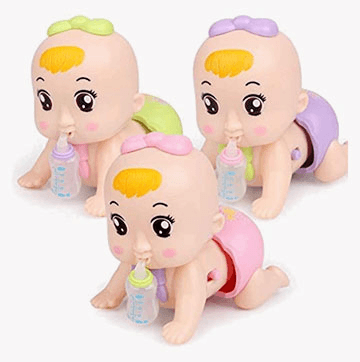 Electric Reborn Crawling Baby Doll Toy