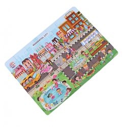 4in1 City & Village Life Multicolour Jigsaw Puzzle for Kids