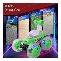 Remote Control Stunt Car (Light & Sound) (Green)