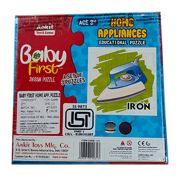 Ankit Baby first home appliances jigsaw puzzle