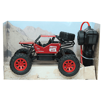 1:18 scale lighting spray rock Crawler (Red)