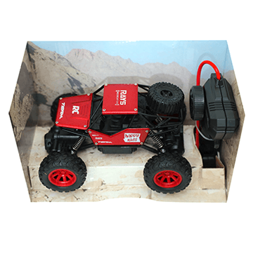 1:18 scale lighting spray rock Crawler (Red)