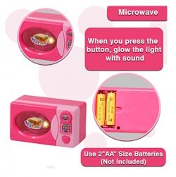 4Pcs Battery Operated Pretend Play kitchen Appliance