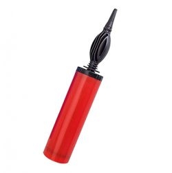 Solid Hand Pump Balloon (Red, Pack of 1)