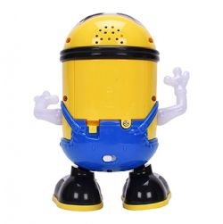 Dancing Minion Cartoon Lighting With Musical Toy (Blue, Yellow)