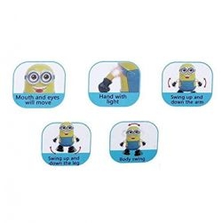 Dancing Minion Cartoon Lighting With Musical Toy (Blue, Yellow)