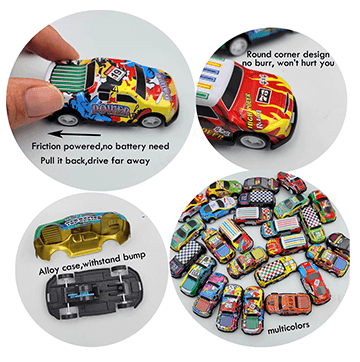 20 pc Die cast metal car set