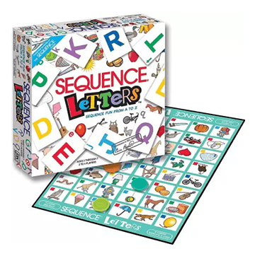 Ultimate Sequence Letters Educational board game