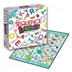 Ultimate Sequence Letters Educational board game