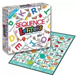 Ultimate Sequence Letters Educational board game