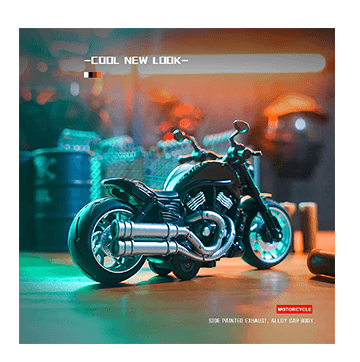 Retro model bike push & Go toy (green)