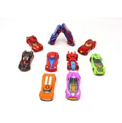 Avengers Metal Super Action Hero Metal Die Cast, Character Cars Set Toy Pack of 10 Mini-Alloy Car Models (Multicolor)